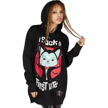 Dámská mikina mikina s kapucí dámské - Purrrfect - KILLSTAR - KSRA005749 - XL