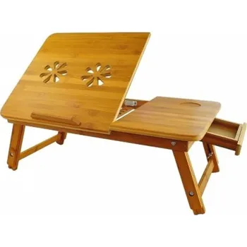 Dřevěný stoleček na notebook nebo snídani do postele