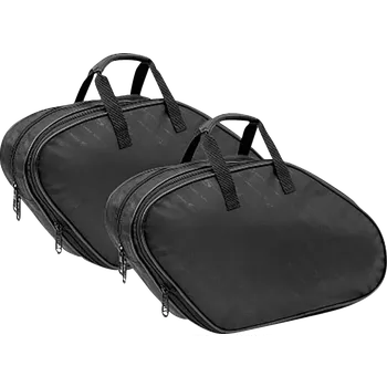 Textilní tašky pro vložení do kufrů SADDLEMEN SADDLEBAG LINERS DXT EX000968I barva černá, pár, velikost L