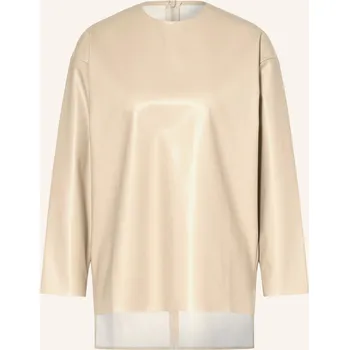 Dámské tričko Wolford Dámské Tričko V Koženém Vzhledu S 3/4 Rukávem, světle...