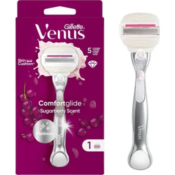 Holítko Gillette Venus ComfortGlide Sugarberry Scent Platinum + 1 hlavice