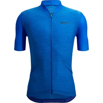 cyklistický dres Santini Colore Puro blue - dres kr.rukáv