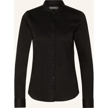 Dámská halenka Mos Mosh Dámská Žerzejová Košilová Halenka Mmtina, černá, 36