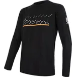 Sensor Merino Air PT pánské triko dl. rukáv Radek Jaroš (RJ) - černá M