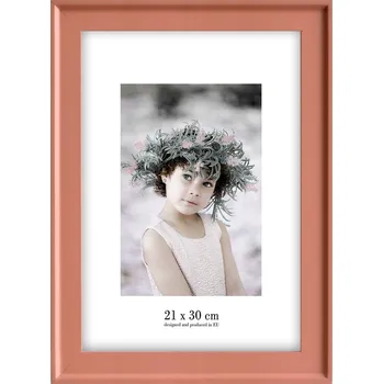 Rám na obraz Oranžový nástěnný rámeček Styler Malaga, 28 x 37 cm ID_1411769