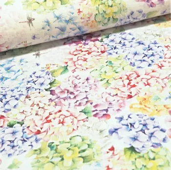 Teflonová látka Hortenzie 155