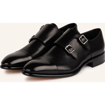 Pánské mokasíny Doucal's Pánské Monky S Dvojitou Přezkou Basquiat, černá, 41