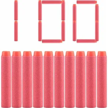 Dětská zbraň Elektrické šipky pro Nerf blaster | 100 kusů - Červené