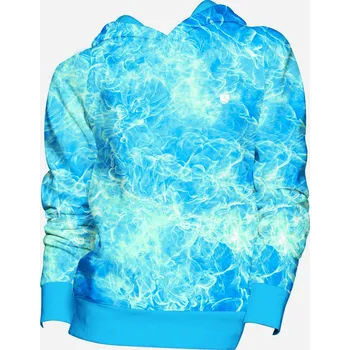 Dámská mikina UTOPY Dámská sportovní mikina Blue Flames fullprint Velikost: XL