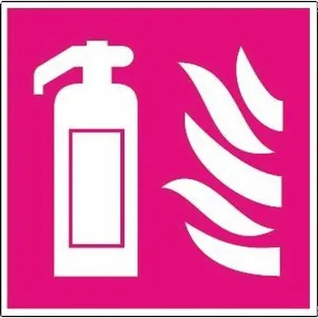 Značení Tabulka - Symbol - hasicí přístroj (samolepka formátu 148x148 mm)