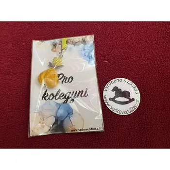 HandMade by VeJa Dárková karta - Pro kolegyni s přívěškem