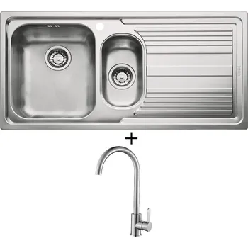 Nerezový dřez Nerezový dřez SET Franke LLX 651/2 + Laveo BONA BAB 268D nerez