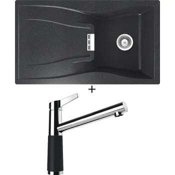 Kuchyňský dřez Granitový dřez SET Schock WATERFALL D-100 Magma + Schock SC-510 554000 Magma