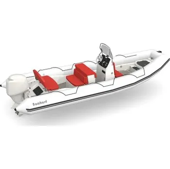 Člun Člun nafukovací Bombard Sunrider 700 NEO světle šedý/Fire
