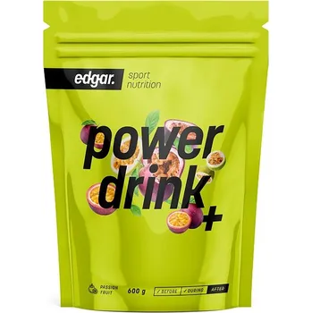 Nápoj pro sportovce EDGAR Powerdrink s kofeinem 600 g, passion fruit