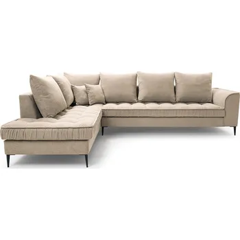 Obývací stěna Sedací souprava L Lidie - sv. béžová