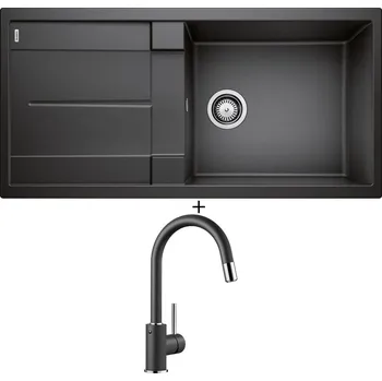 Granitový dřez Granitový dřez SET Blanco METRA XL 6 S antracit 515142 + Blanco MIDA-S antracit 521455