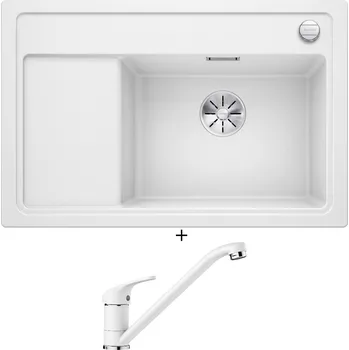 Granitový dřez Granitový dřez SET Blanco ZENAR XL 6 S Compact bílá 523778 + Blanco DARAS bílá 517724