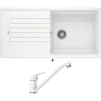 Granitový dřez Granitový dřez SET Blanco ZIA XL 6 S bílá 517571 + Blanco DARAS bílá 517724