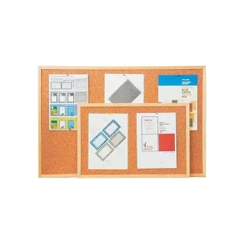 Kancelářský nábytek Korková tabule 40x60 cm v dřevěném rámu + montážní sada