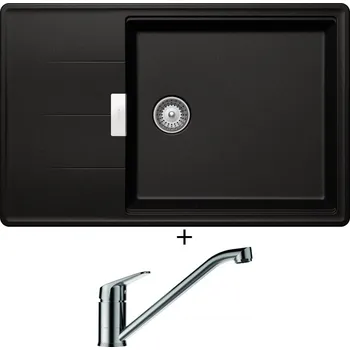 Granitový dřez Granitový dřez SET Schock TIA D-100LS Magma + Schock EVINAS 577000 nerez