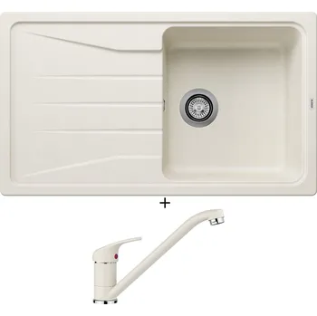 Kuchyňský dřez Granitový dřez SET Blanco SONA 5 S bílá soft 527151 + Blanco DARAS bílá soft 526935