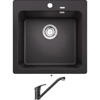 Granitový dřez Granitový dřez SET Blanco NAYA 5 antracit 526579 + Blanco DARAS antracit 517721