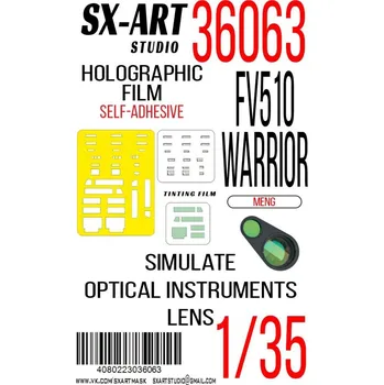 Plastikový model SX-ART 1/35 Holographic film FV510 Warrior (MENG)