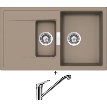 Granitový dřez Granitový dřez SET Schock MONO D-150 Twilight + Schock COSMO 525001 chrom