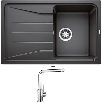 Kuchyňský dřez Granitový dřez SET Blanco SONA 45 S antracit 519662 + Blanco MILA chrom 519414