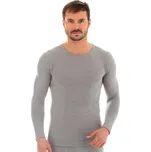 Pánské tričko LS11600M BRUBECK Barva/Velikost: světlý melír / XL/XXL