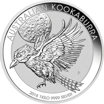 Stříbrná investiční mince Kookaburra 1kg 2018