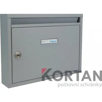 Poštovní schránka Poštovní schránka E-01 BASIC - pro zazdění s orámováním - lakovaná RAL 7040 - šedá