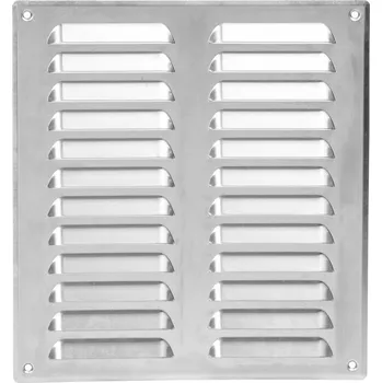 Ventishop KVMa 260x280 hliníková větrací mřížka se síťkou, hliník