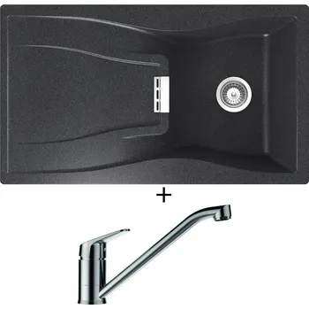 Granitový dřez Granitový dřez SET Schock WATERFALL D-100 Magma + Schock EVINAS 577000 nerez
