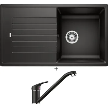 Granitový dřez Granitový dřez SET Blanco ZIA 5 S černá 526016 + Blanco DARAS černá 526152