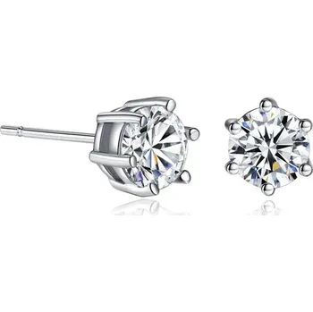 Náušnice Decentní dámské náušnice se zirkony - 9