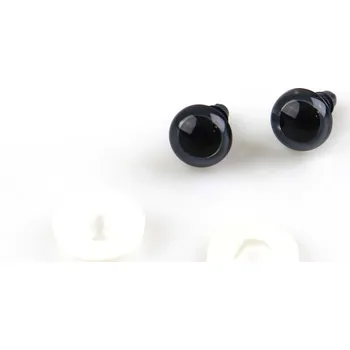 Pro Háčkování Oči bezpečnostní 12 mm šedé Počet: 1 pár