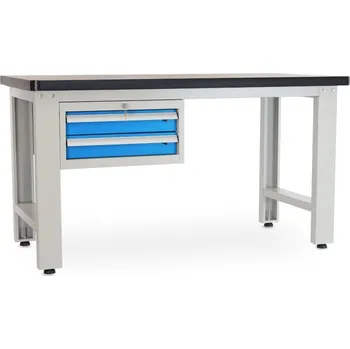 Dílenský stůl Dílenský stůl Solid MDF-20, 150 cm, závěsný box, černá