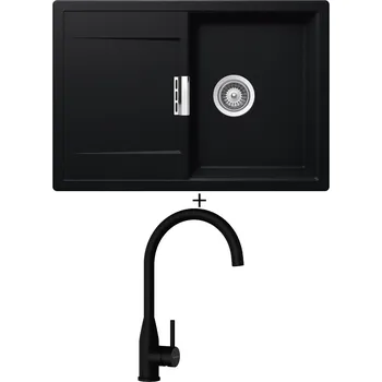 Granitový dřez Granitový dřez SET Schock MONO D-100S Puro + Schock KAVUS 559027 Puro