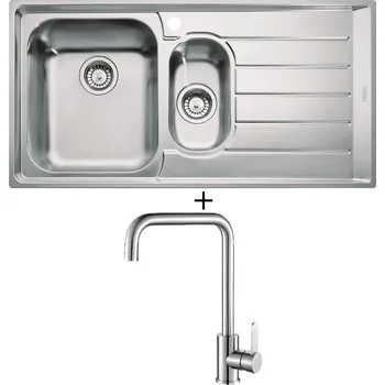 Nerezový dřez Nerezový dřez SET Franke NEX 651/2 + Laveo BONA BAB 265D nerez