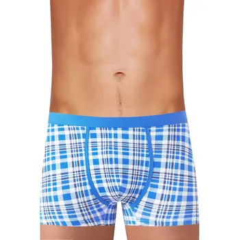 Trenýrky V balení 3 ks -Pánské boxerky s delší nohavičkou U514 Intime RISVEGLIA Barva/Velikost: jeans světlá / M/L