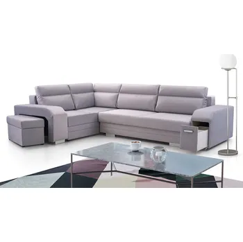 Obývací stěna Sedací souprava Alvin L Monolith 84 šedá