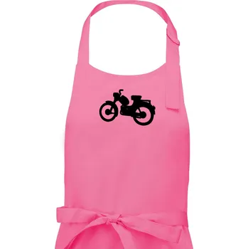 Kuchyňská zástěra Pařez - Dámská zástěra na vaření - Univerzální velikost ( Růžová )