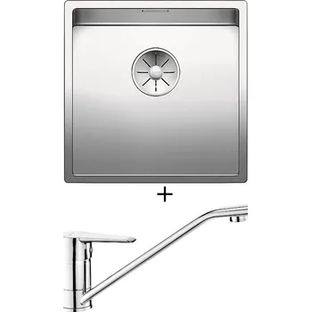 Nerezový dřez Nerezový dřez SET Blanco CLARON 400-IF nerez hedvábný lesk 521572 + Deante CORIO BFC 060M chrom