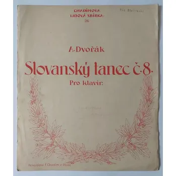 Antonín Dvořák - Slovanský tanec č. 8 pro klavír