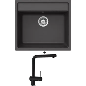 Granitový dřez Granitový dřez SET Schock NEMO N-100 Onyx + Schock EPOS 540120 Onyx