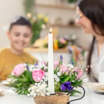 Svíčka Tvoje svíčka Včelí svíce kónická bílá 22,5cm