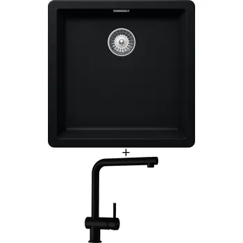 Granitový dřez Dřez pod desku SET Schock GREENWICH N-100 U Puro + Schock EPOS 540127 Puro