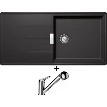 Granitový dřez Granitový dřez SET Schock TIA D-100L Stone + Schock COSMO 525122 chrom